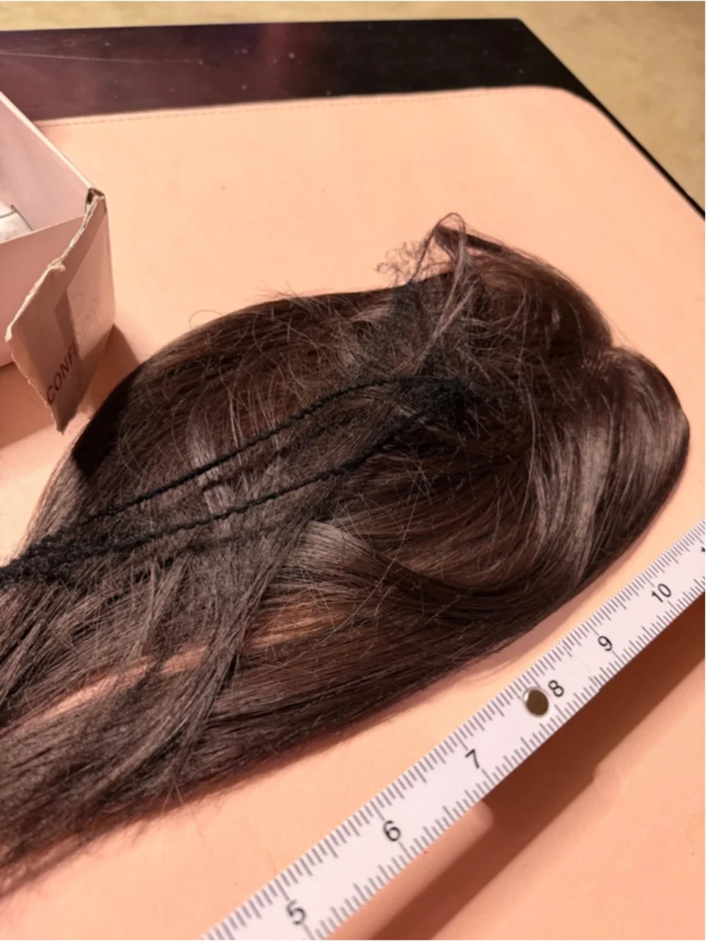 SEGO Dark Brown Human Hair Topper Wiglet - Picture 9 of 16